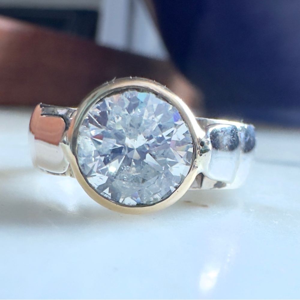 E.DeHaven 2.05 CT Natural Diamond Solitaire Ring- CERT - Picture 8 of 12